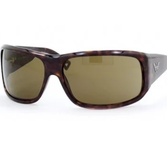 Emporio Armani 9332 Dark Brown Tortoise Sunglasses New!  Flawless!